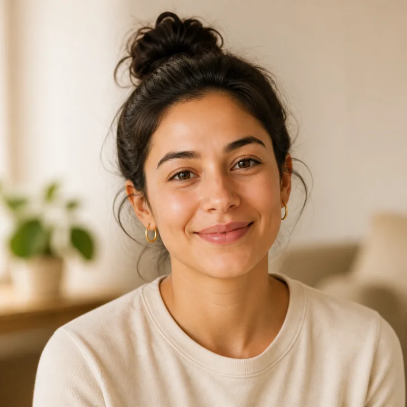 Fictional adult sample portrait